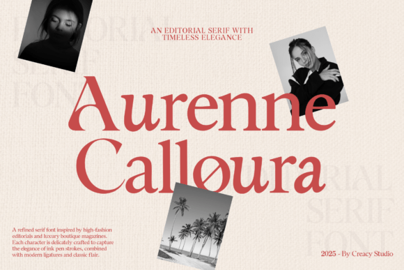 Aurenne Calloura – A Serif Font for Editorial Elegance