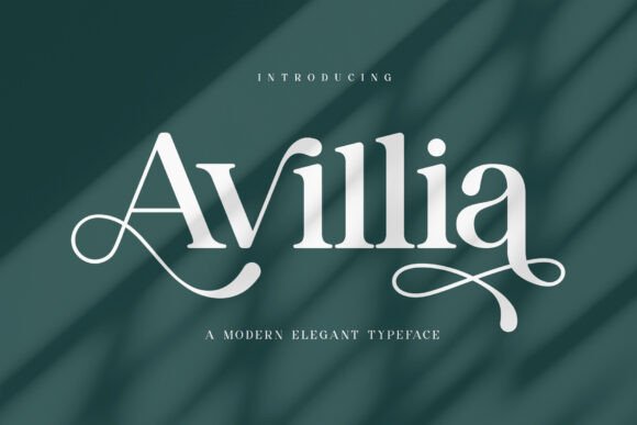 Avillia: The Serif Font That Elevates Your Brand