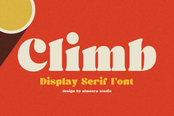 Climb: A Serif Font That Elevates Your Handmade Creations