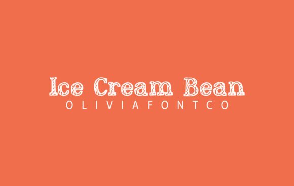 Ice Cream Bean: A Font That Adds Romance to Your Web Design