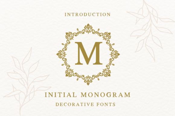 Initial Monogram: A Font That Elevates Your Brand