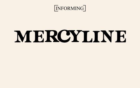 Mercline: A Display Font for Modern Web Design