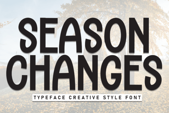 Season Changes: A Display Font for Digital Design
