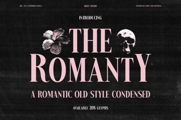 The Romanty: A Serif Font for Timeless Editorial Elegance