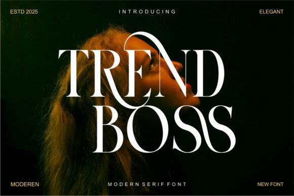 Trendboss: A Serif Font for Modern Web Design